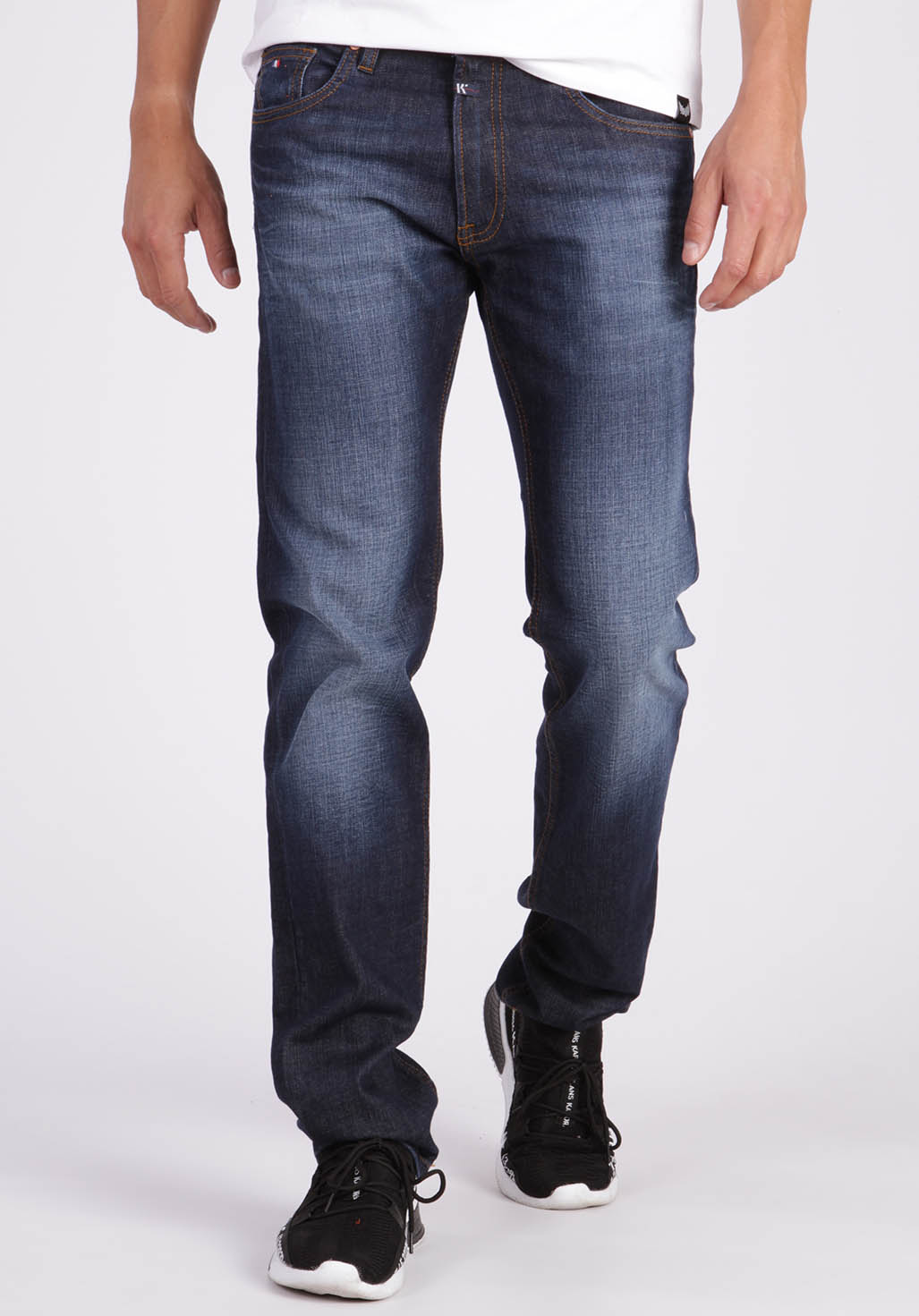 Faded blue straight-fit jeans Datte - Kaporal