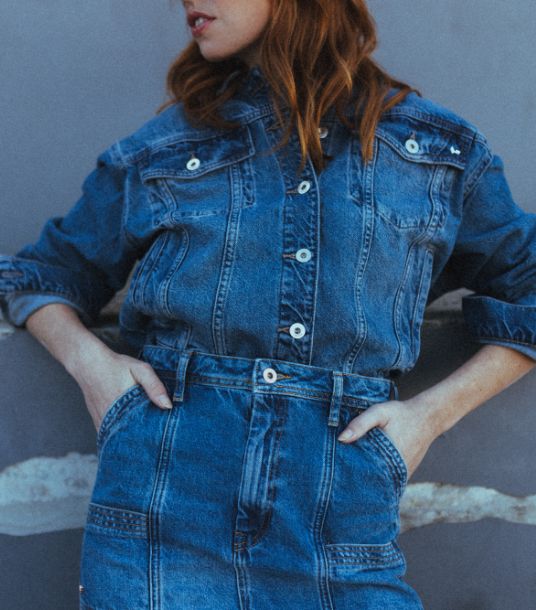 Quelle veste avec online une robe en jean